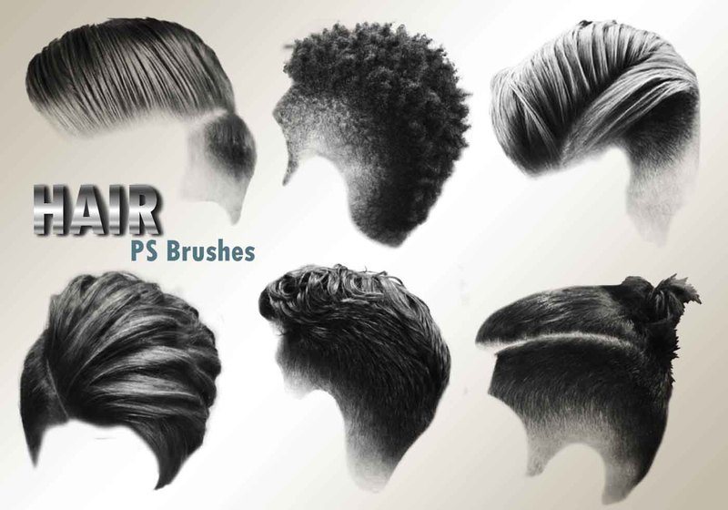 Curly hair brush photoshop download